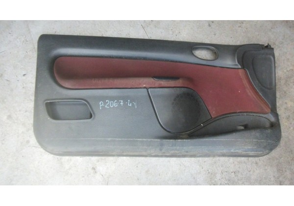 Обшивка дверки передньої лівої (купе) Peugeot 206, 9631266177